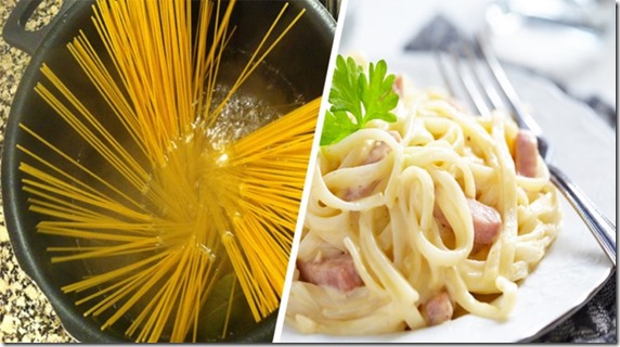 cocer correctamente espaguetis